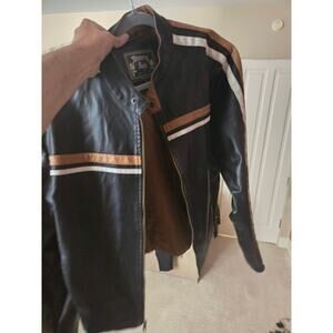 WHISPERING SMITH LEATHER JACKET L